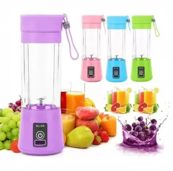 Licuadora Recargable 6 Aspas
