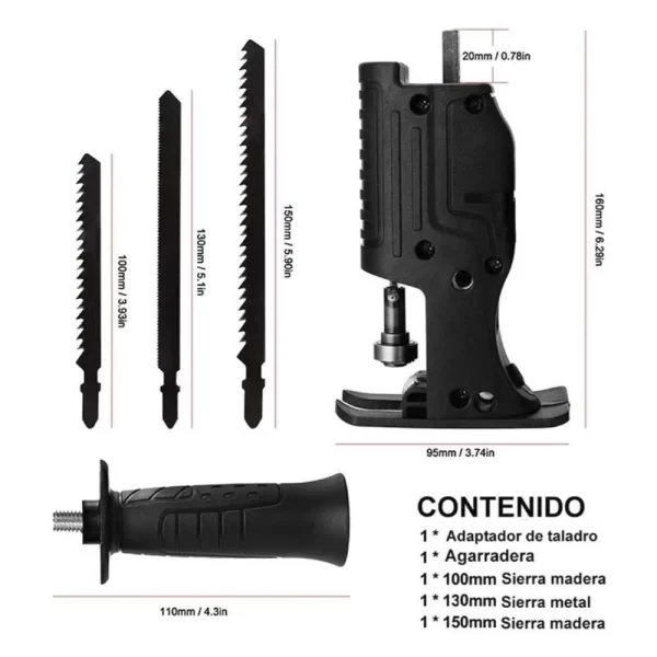 Convertidor De Taladro A Sierra Caladora